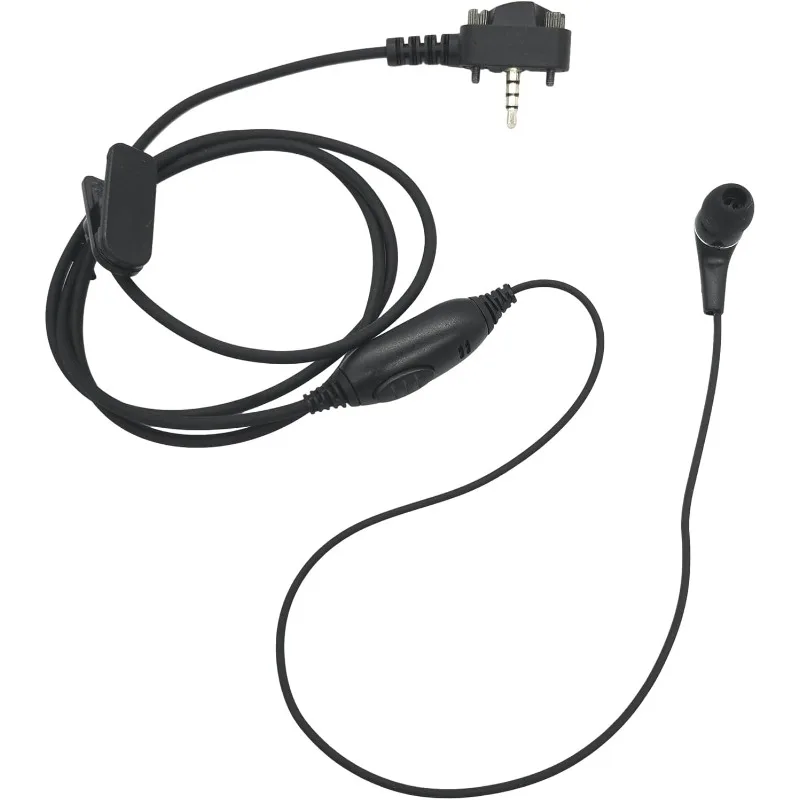 2 Way Radio Earpiece with PTT Mic for Motorola Yaesu Vertex Standard VX-261 EVX-261 EVX-531 EVX-534, Walkie Talkies Speaker Micr
