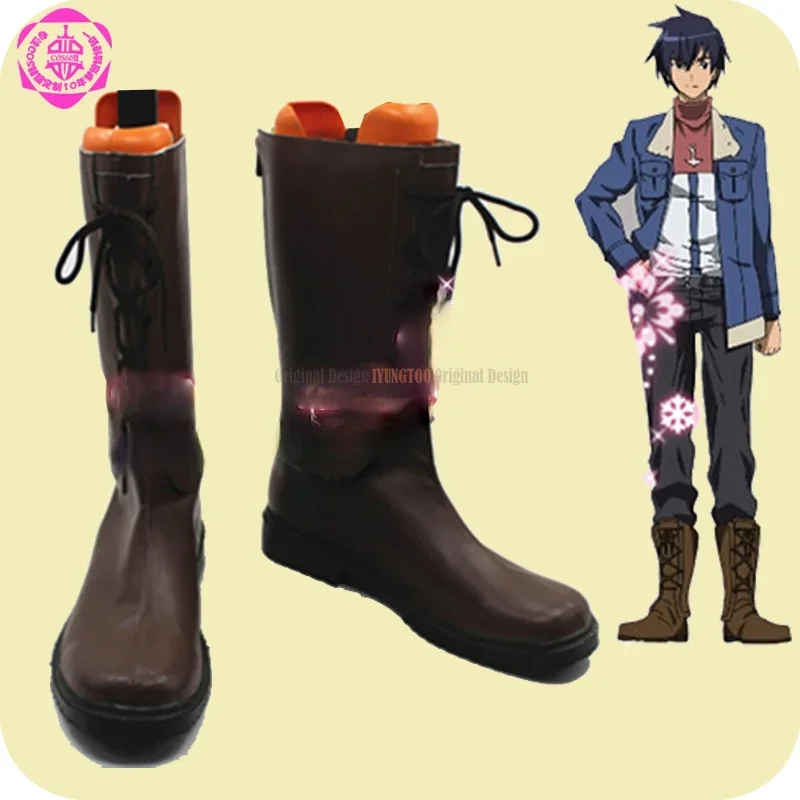 

Akame ga Kill! Wave Anime Characters Shoe Cosplay Shoes Boots Party Costume Prop