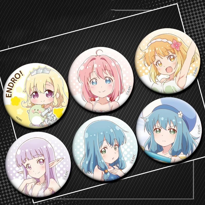 32/44/50/58 مللي متر أنيمي إندرو! دبابيس زر المفاجئة على تصميم دبابيس حقيبة الموضة اليومية الديكور شارات هدايا مثالية للأصدقاء #1