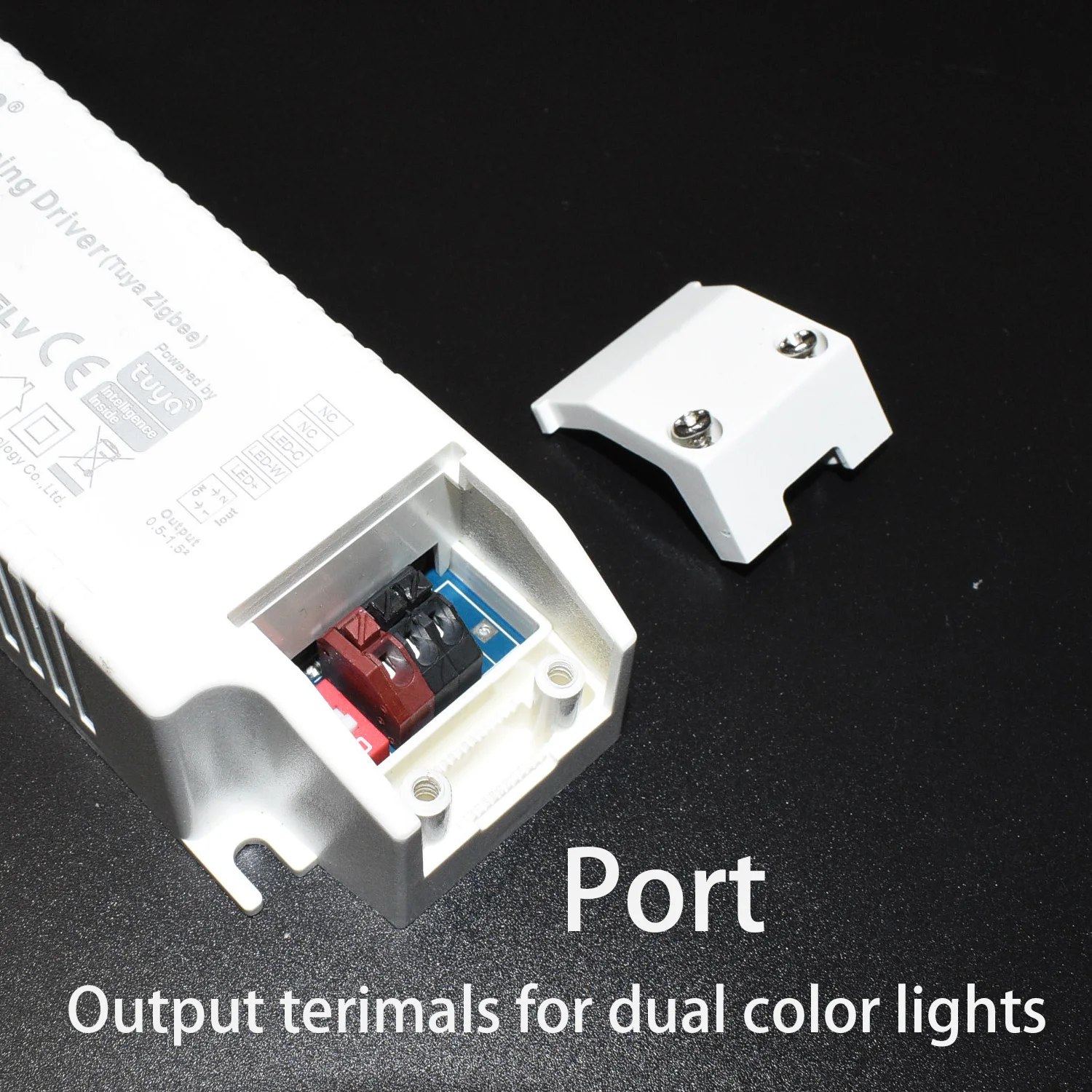 Bluetooth Zigbee bezprzewodowy inteligentny sterownik LED regulacja dla podwójnego kolorowe światła DIP transformator dla Alexa domu inteligentne