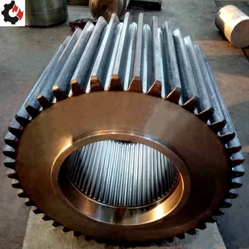 

manufacturer Forging heavy pinion inner gear customized large diameter internal carburized gear large spur gear