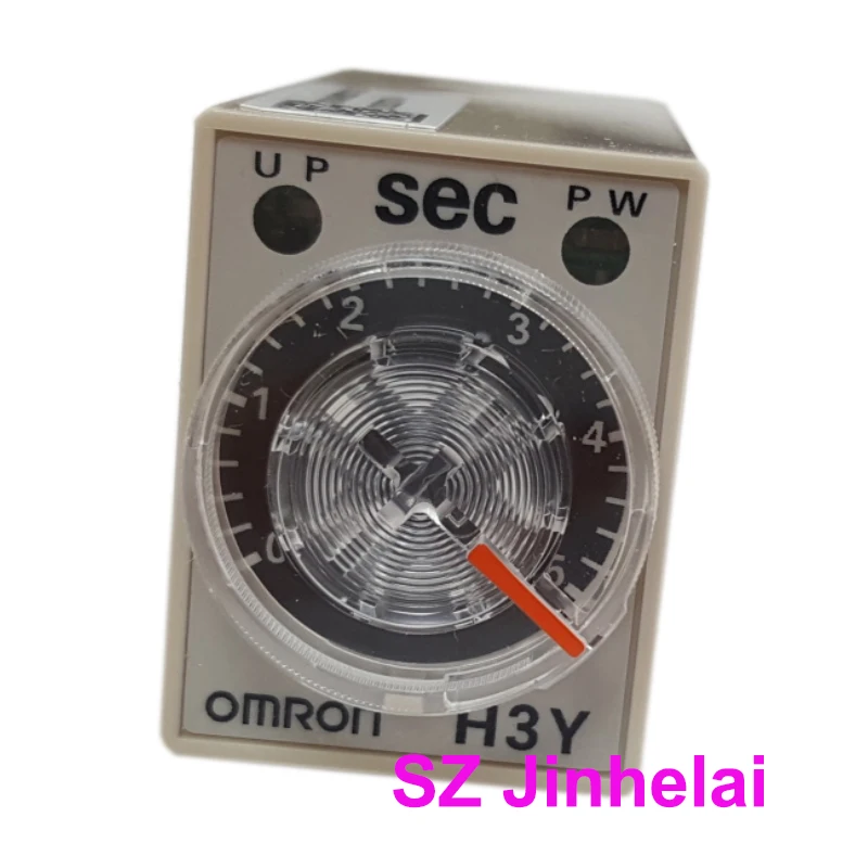 OMRON H3Y-2-C H3Y-4-C AC220V DC24V Authentic Original Timer Switch Time Delay Relay 220VAC 24VDC 1S 5S 10S 30S 60S 3M 30M