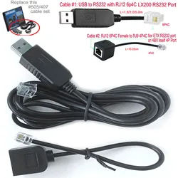 USB RS232 RJ9 RJ10 for Meade Audiostar Autostar 497 505 Asiair Plug Pro ETX 70 90 125 Goto Control HBX Upgrade Cable