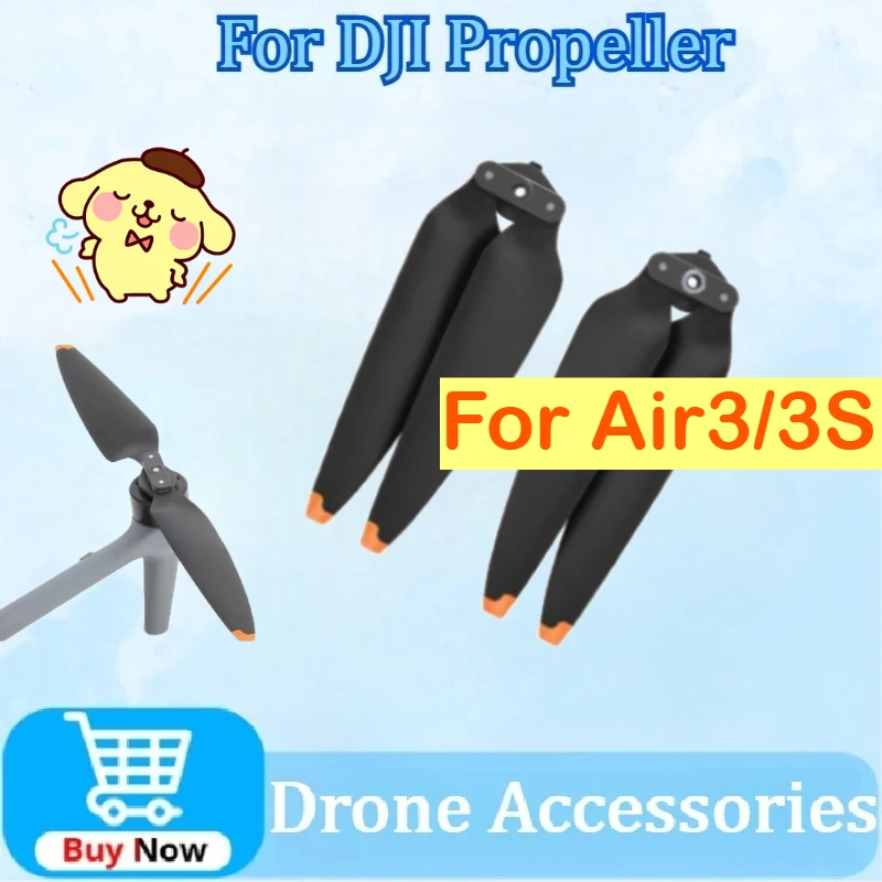 

Upgraded Low-Noise Propeller For DJI Air 3/3S Drone Accessory Quick Release Blade Wing High Quality in Stock