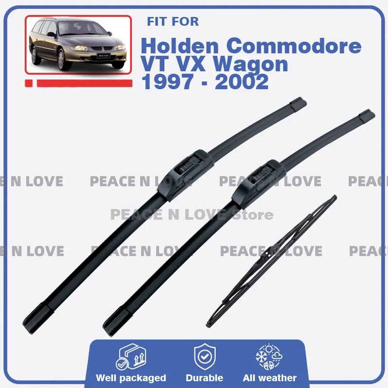 

Передний и задний дворник для Holden Commodore VT VX Wagon 1997 1998 1999 2000 2001 2002, щетки для лобового стекла, автоаксессуары