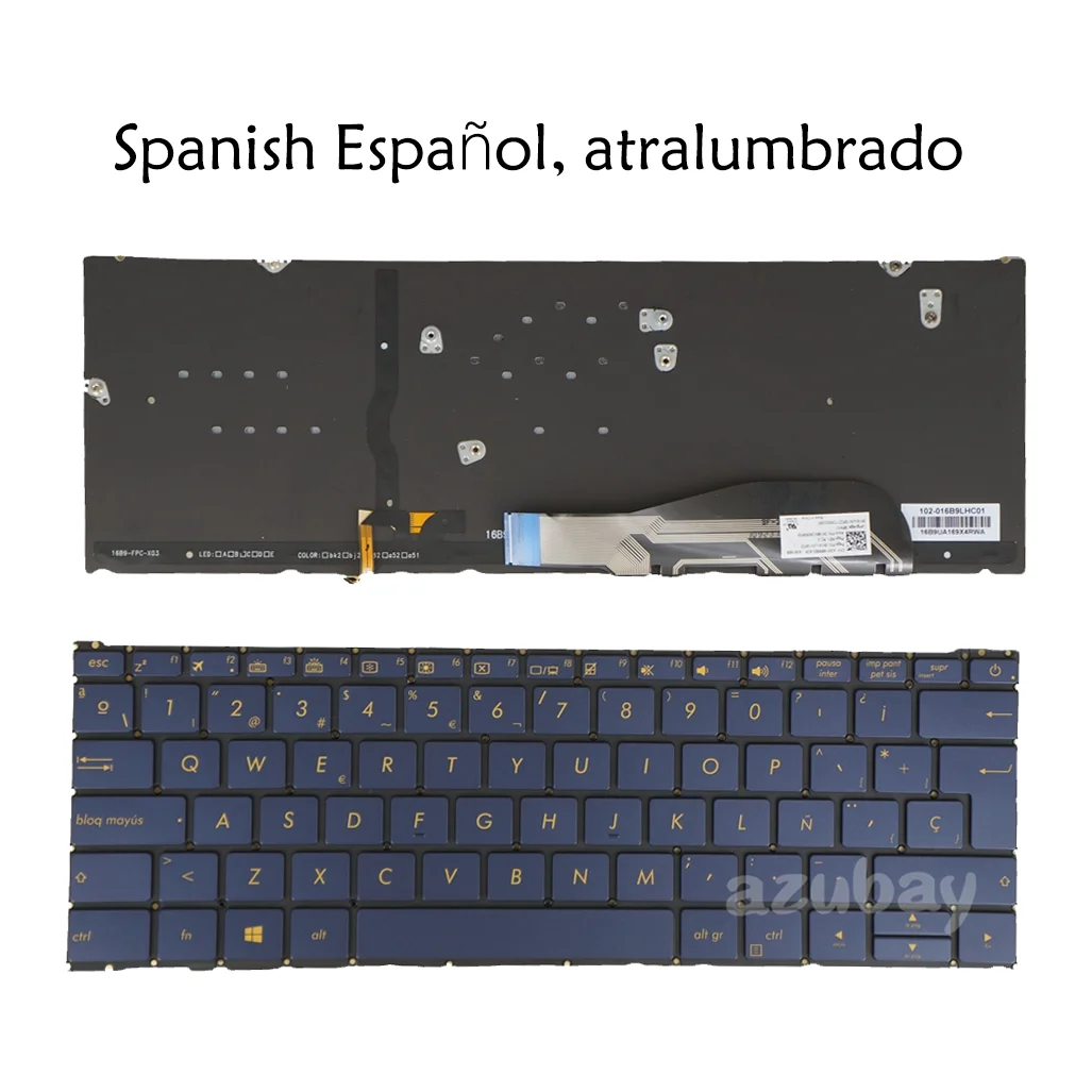 

Испанская латинская клавиатура для ноутбука Asus Zenbook Ux390Ua Asm16B96E0J528 0Kn0-Uw1Sp22 0Knb0-D608Sp00 0Kn0-Uw1Sp2217283002350 Asm16B96Laj528 0Kn0-Uw1La22 0Knb0-D608La00 0Kn0-Uw1La134