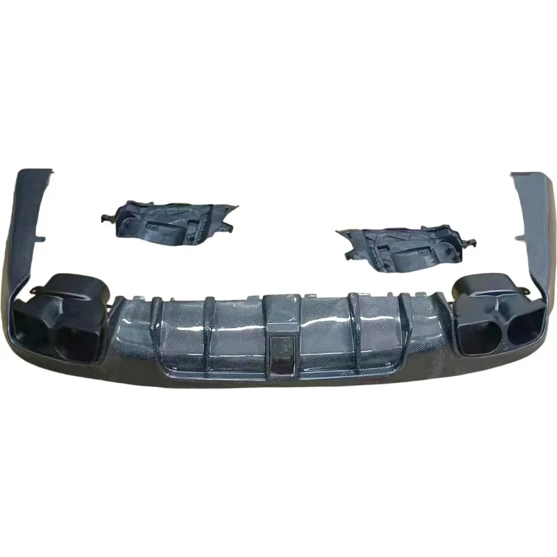High-end Custom Body Kit For Old-to-New ConversionB Style CLS W257 C257 CLS53 63 Carbon Fiber Rear Bumper With Exhaust Cut-Outs