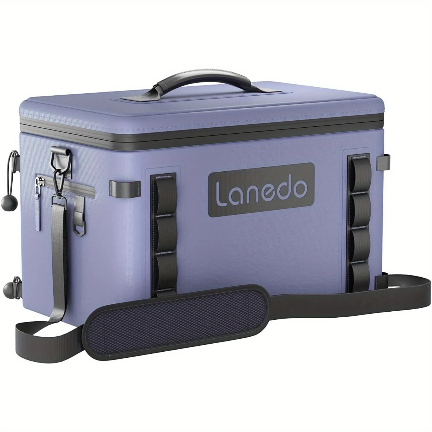 Lanedo Soft Cooler 36 Can 25 Botters, Insulated Bag Portable Ice Chest Box Floating Cooler Leak-Proof (Gray)