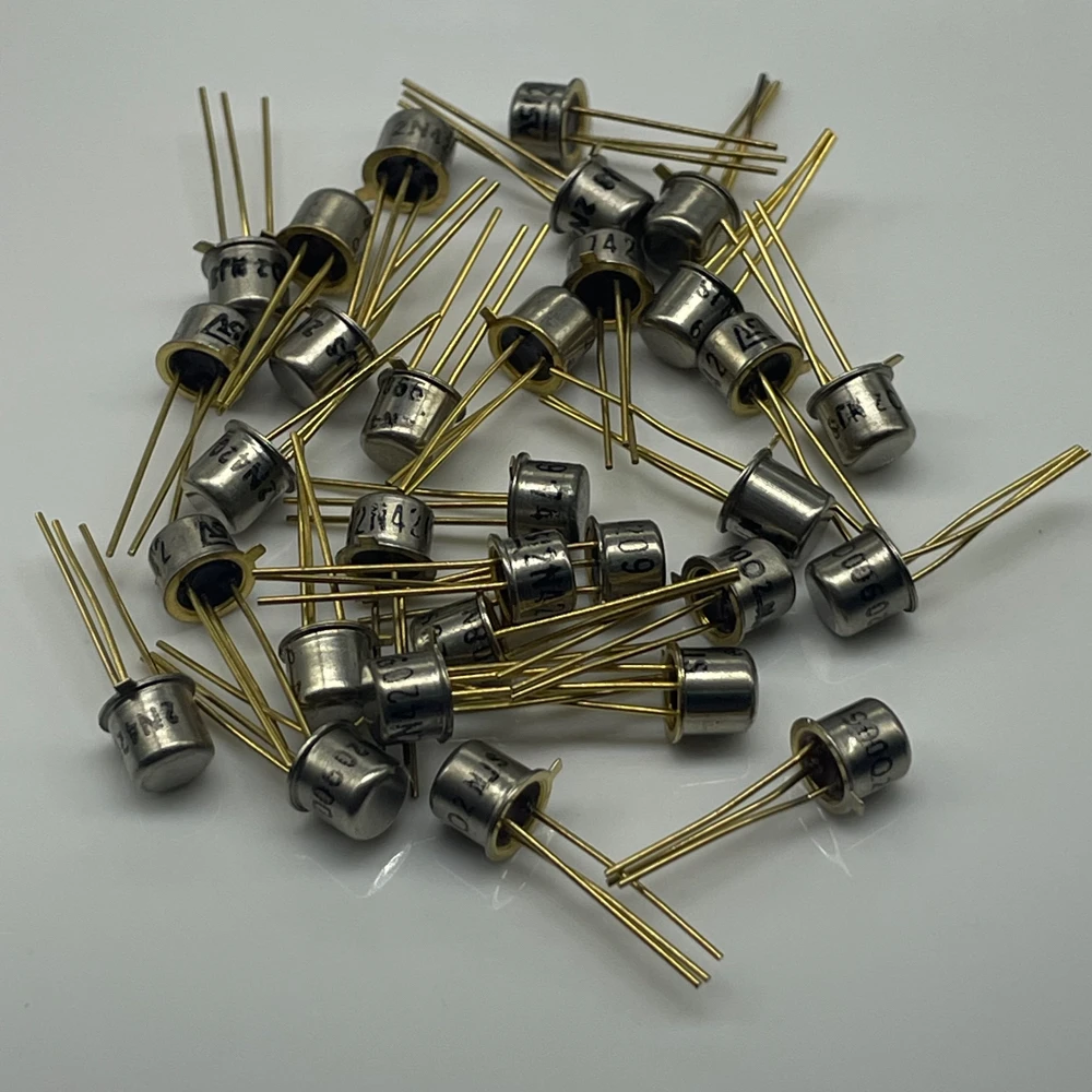 

5pcs/ 2N4209 imported original gold sealed tube TO18 round cap 3 foot tube 2N4209 spot straight shot