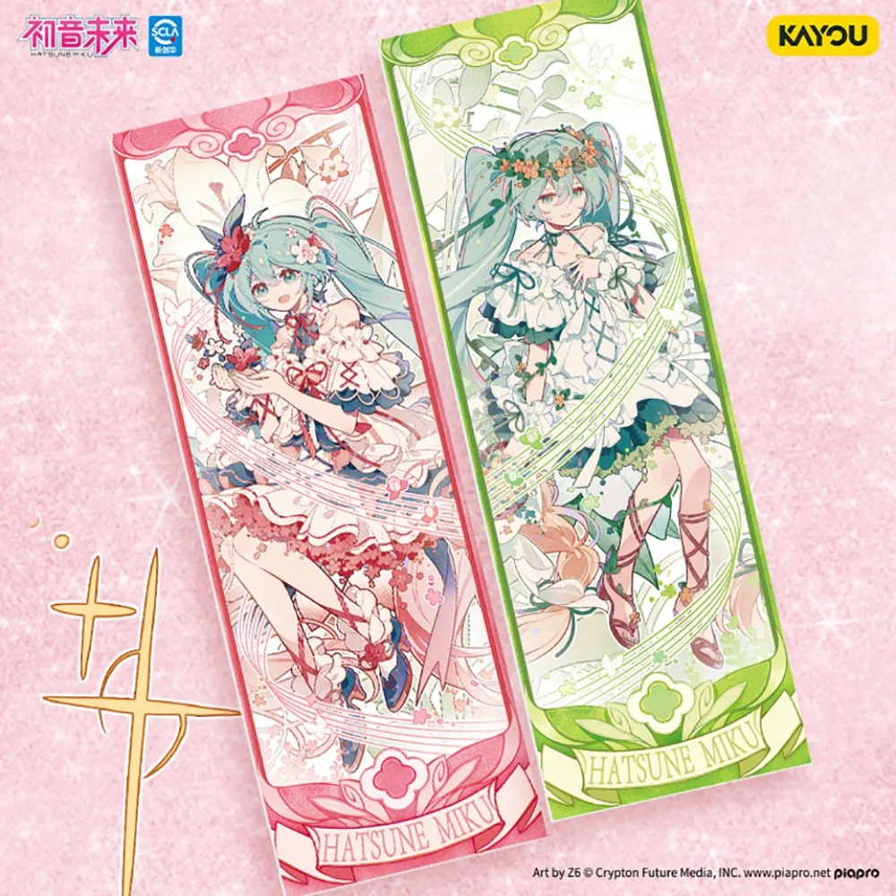 KAYOU – cartes de billets Laser originales Hatsune Miku, thème du Concerto de printemps, belles cartes de Collection de chanteurs virtuels exquises, cadeaux