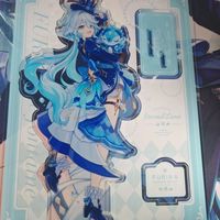 Furina Acrylic Stand Yuanshen Game Goods Figure Display Collection Desk Decoration Cute Ornament Kawaii Accesorios Friend Gift