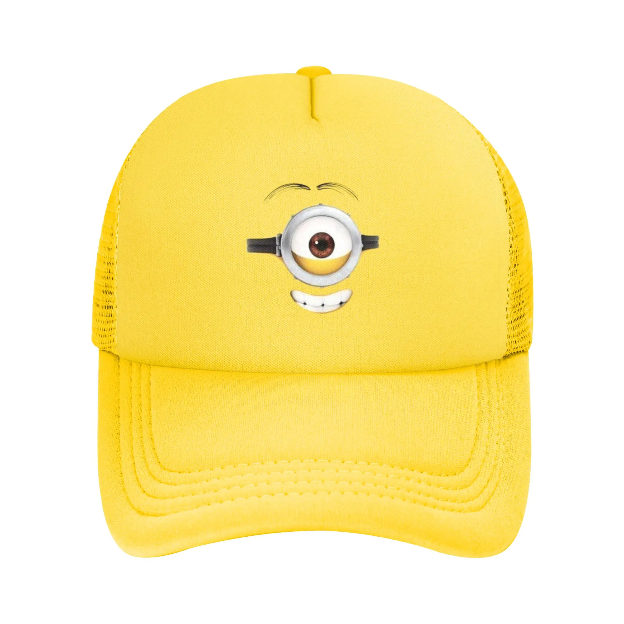 

M-Minions Mesh Foam Trucker Hat Vintage Summer Cooling Mesh-back Snapback Cap Adjustbale For Casual Wear