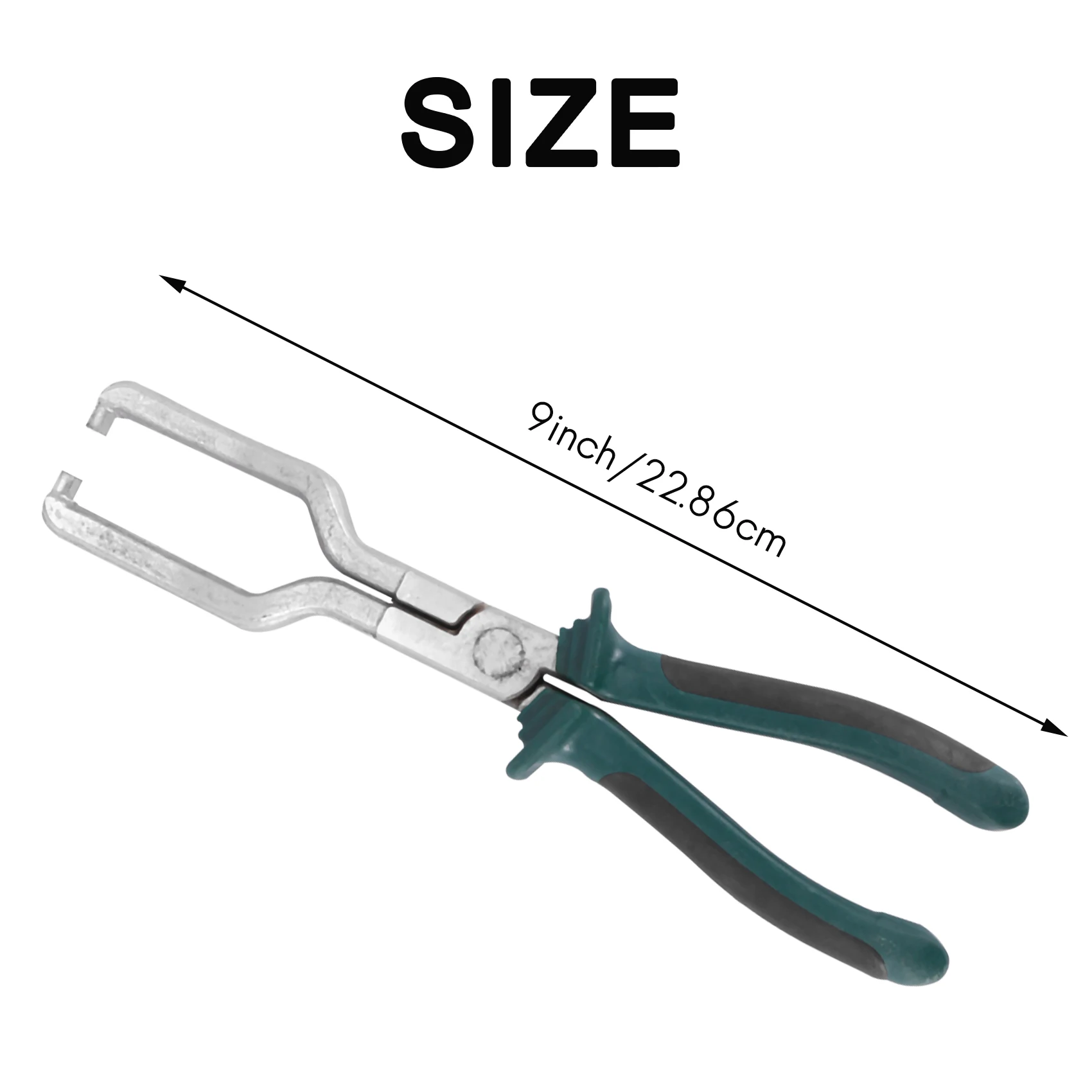 Picture 3: A64P-Fuel Filter Calipers  Pipe Fittings Special Clamp Rubber Handle Fuel Hose Pipe Buckle Removal Pliers(9 Inches In Le