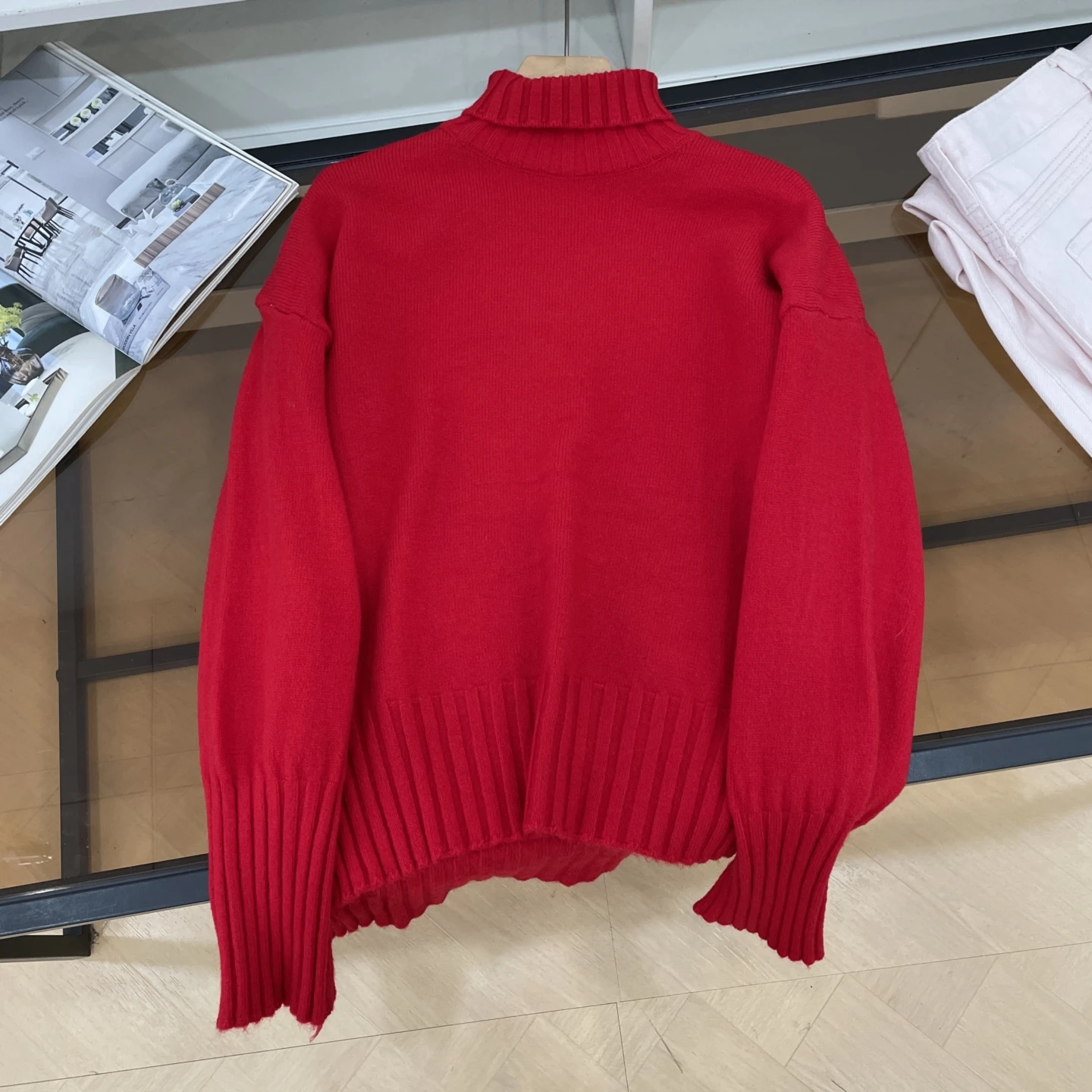 

Теплый и стильный женский свитер с высоким воротником, однотонный, в стиле ретро, осенний, модный комплект из двух предметов, милый, с длинными рукавами, стритстайл