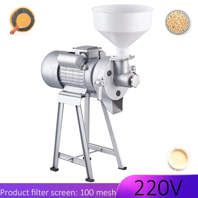 

Commercial Electric Grains Spice Corn Grinding Rain Grinder Soybean Milk Machine