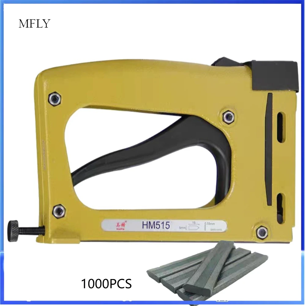Picture Framing Point Driver Aluminum Alloy Hand Picture Frame Tool with 1000 Nail Lightweight Point Nail Tacker Adjustable