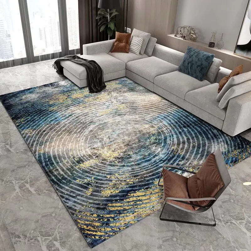 Ink Splash Abstract Large Living Room Carpet Nordic Style Home Decoration Bedroom Bedside Area Rug Washable Lounge Sofa Foot Mat