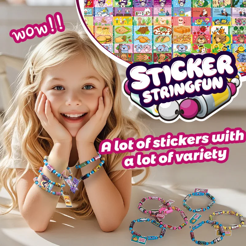 

STICKI Rolls Sticki Bands — носимый или доступный браслет-наклейка, включает 160 мини-наклеек | Дизайн наклеек более 1000.