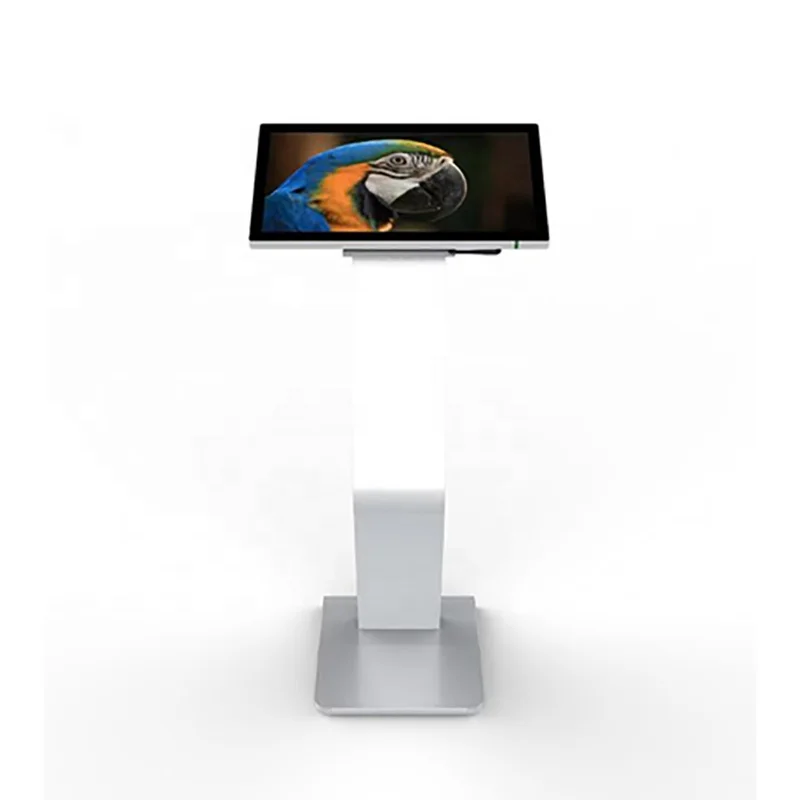21.5 Inch Interactive LCD Display Monitor Touch Screen K/S/T Shaped Kiosk Information Kiosk Help Desk Kiosk Bank