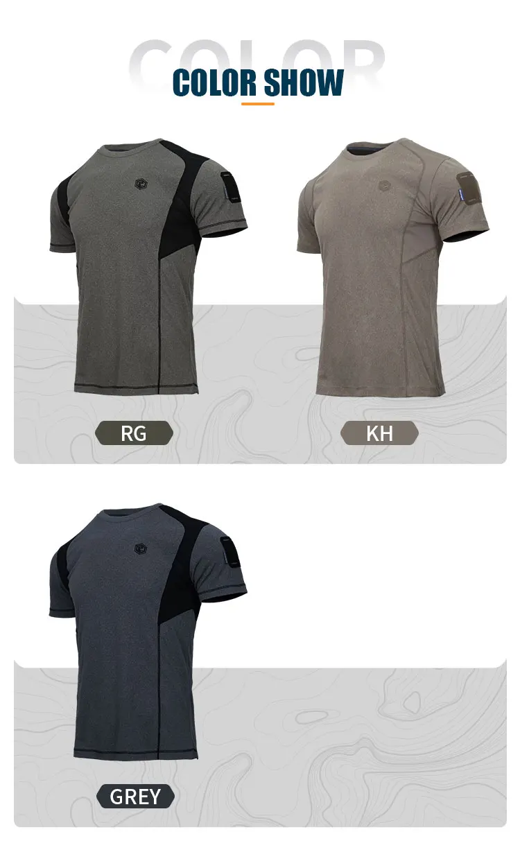 Emersongear Blue Label Tactical Shark Fin Funktionelles Sport-T-Shirt Kurzarm-Shirt Oberteil Feuchtigkeitsableitend Schnelltrocknend Leicht für Outdoor-Aktivitäten – Detail 4