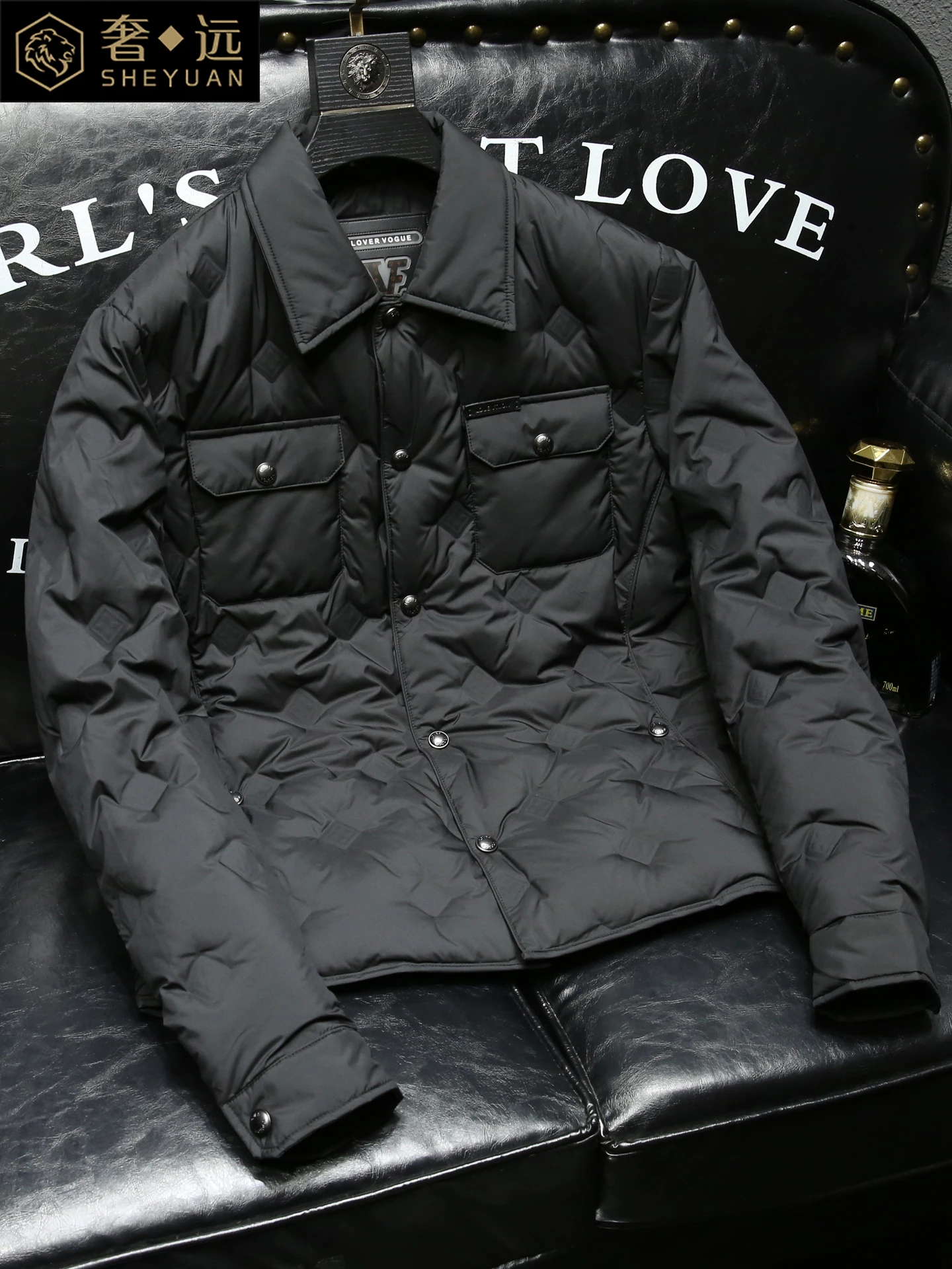 

Мужская легкая теплая ветрозащитная куртка с воротником-стойкой, осенне-зимняя, новая, модная, с наполнителем из полиэфирного волокна