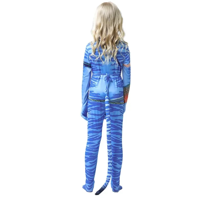 Avatar 2 Cosplay Costume Adult Kids Zentai Bodysuit Hero Jumpsuits Cosplay Halloween Kids Boy Girl Party Costume