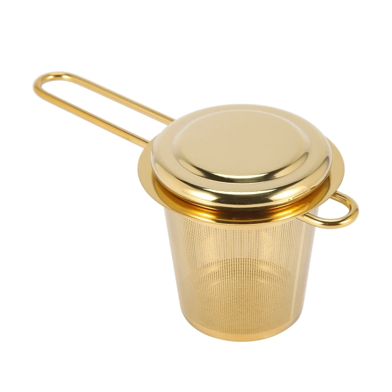 

Tea Leaf Tea Strainer Golden Barrel Tea Strainer Kung Fu Tea Set