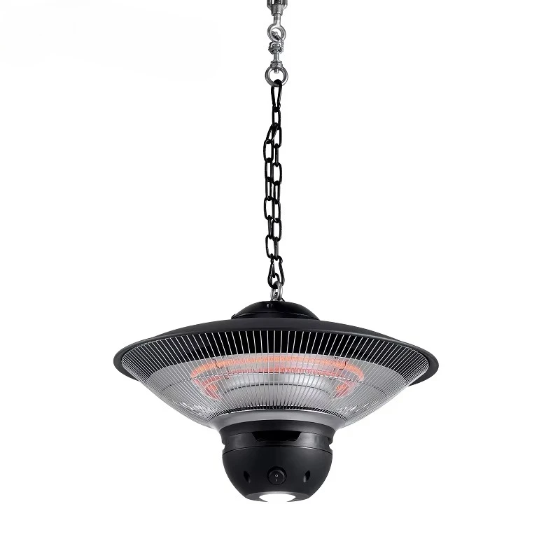 Three Power Settings 2400W Electric Remote Control Ceiling Heater With LED Light
