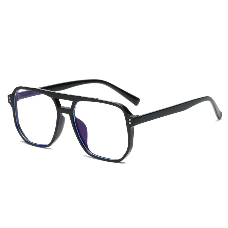 Lunettes d'ordinateur transparentes pour hommes et femmes, lunettes carrées anti-lumière bleue, lunettes bloquant les lunettes, lunettes optiques