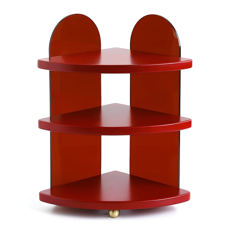 

Exquisite light luxury cosmetics storage box desktop bedroom skin care products perfume display rack household corner rack