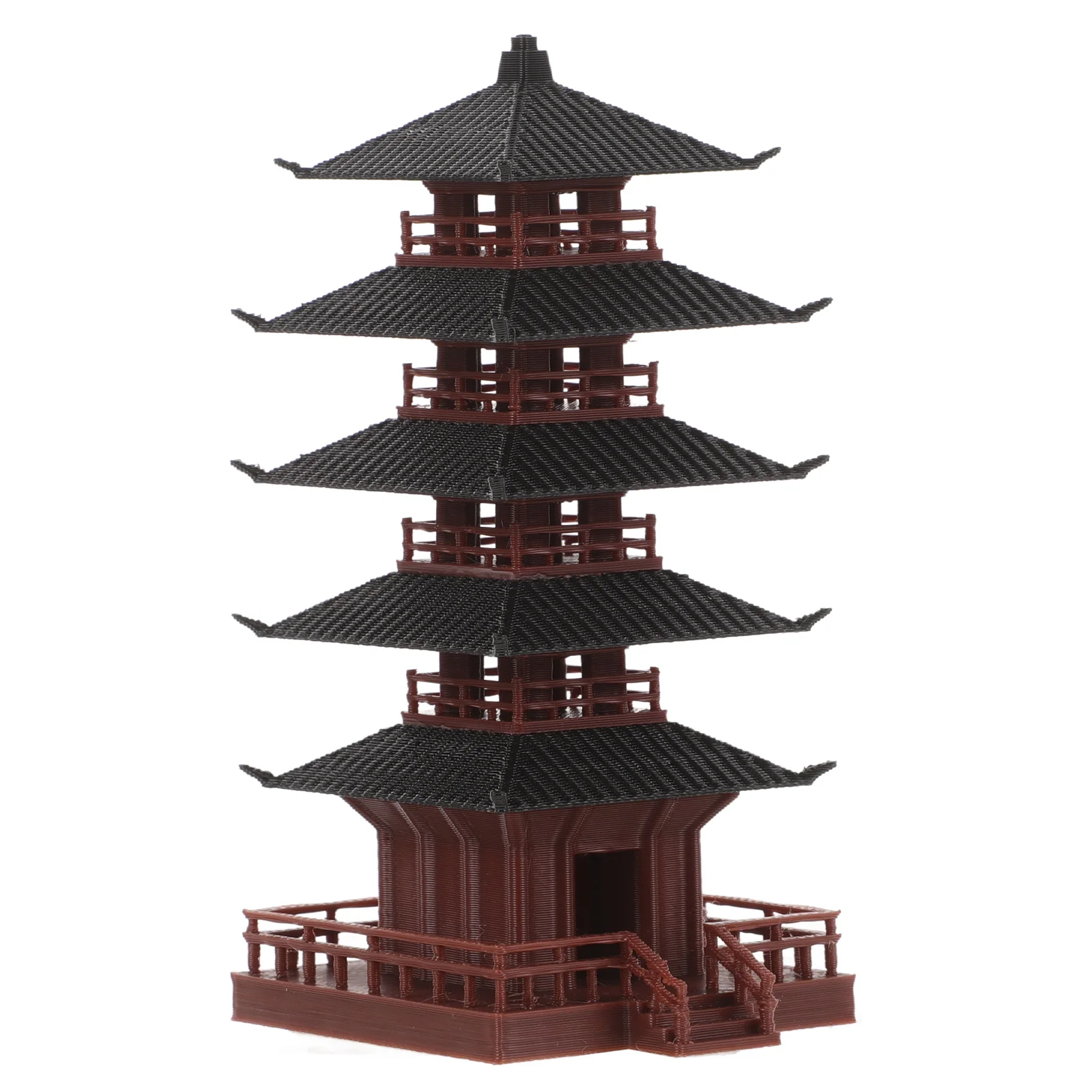 Statue Wenchang Tower Ancient Pagoda Ornaments Traditional Garden Decoration 900X480X400CM Plastic Desktop