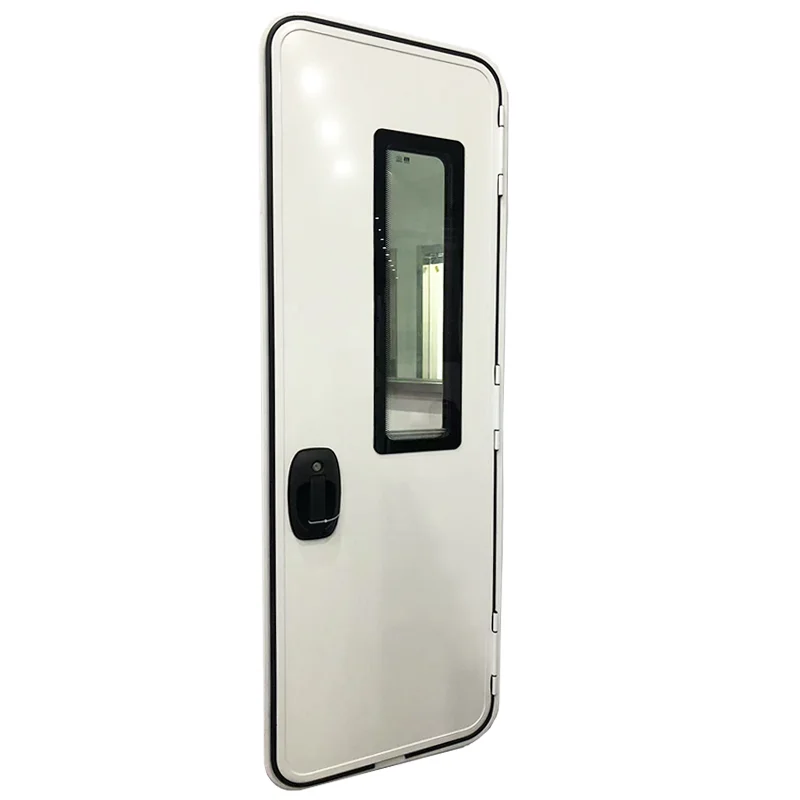 610x1900mm European-style Door of the Camper Van Rv Accessories with 2 Point Safety Lock for Rv Body Parts Custom Sizes