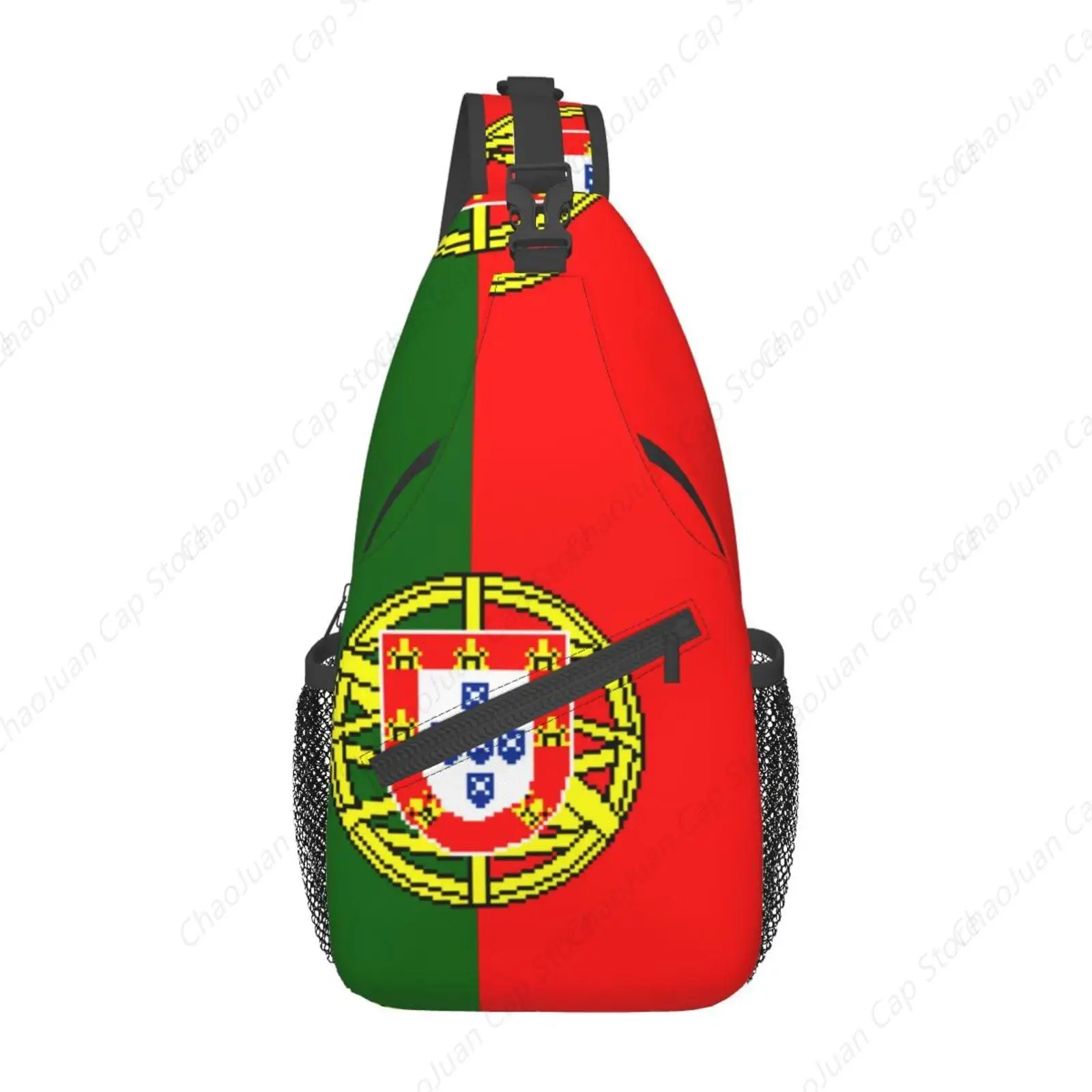

Portugal Flag Sling Bag Crossbody Backpack Portuguese Travel Hiking Daypack Shoulder Chest Bag for Women Men
