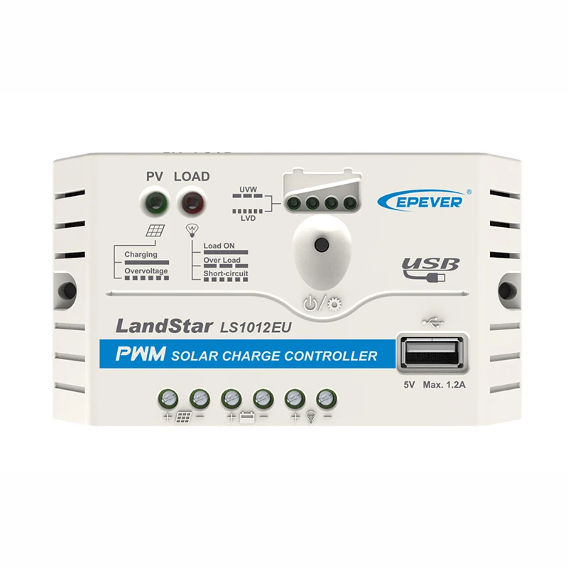 EPEVER LS1012EU 10A Solar Charge Controller Max Pv Input Voltage 30V MPPT Controller Multiple Protection Functions