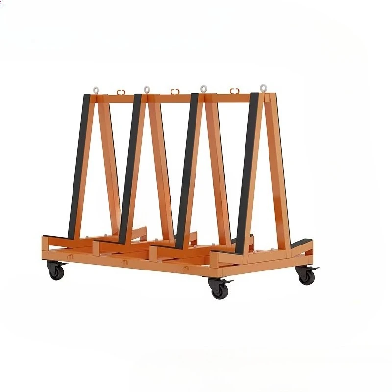 &c Wholesale Custom Size High Quality Heavy Duty Steel Pipe A-Frames Rack Floor Shelf High Load Bearing for Stone Marble Slab