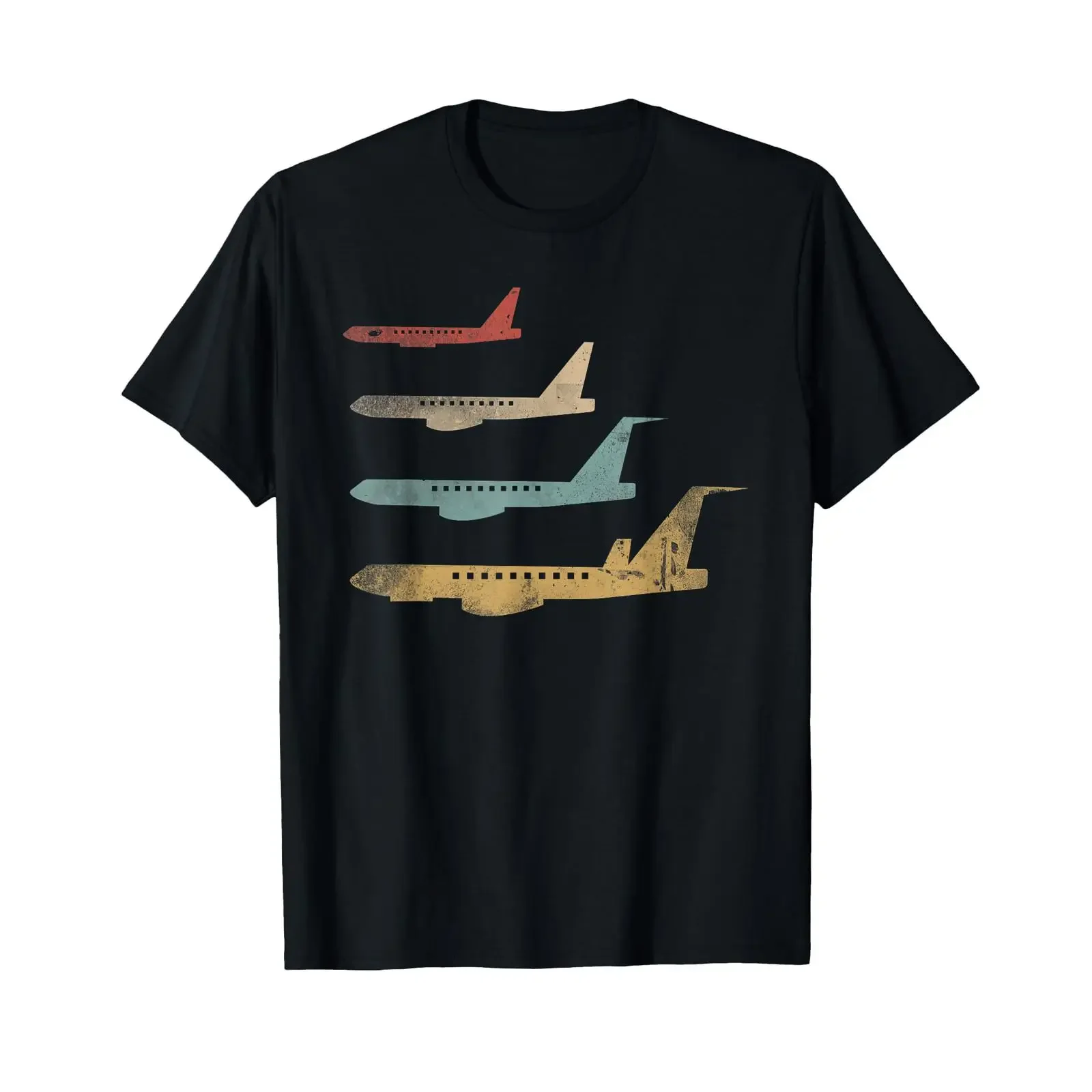 Aeroplane PiloT T Shirt I Aviator Airbus Airline vintage Washed Stretched fashion streetwear Slightly Unisex