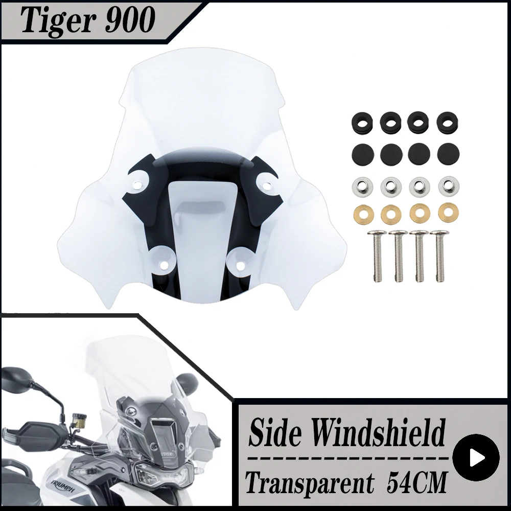 For Triumph Tiger 850 Sport  Tiger 900 Rally  900GT 2020-2023 Motorcycle Windscreen Wind Deflector Windshield Viser Visor Clear