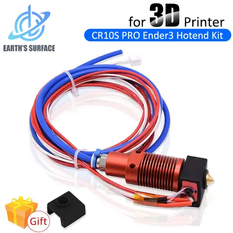 3D 프린터 부품 CR10S 프로 엔더 3 핫엔드 키트, 0.4mm 노즐 히터, 서미스터 압출 조립 압출기, CR10S 프로 V2 플러스용 3D 프린터 부품 CR10S 프로 엔더 3 핫엔드 키트, 0.4mm 노즐 히터, 서미스터 압출 조립 압출기, CR10S 프로 V2 플러스용