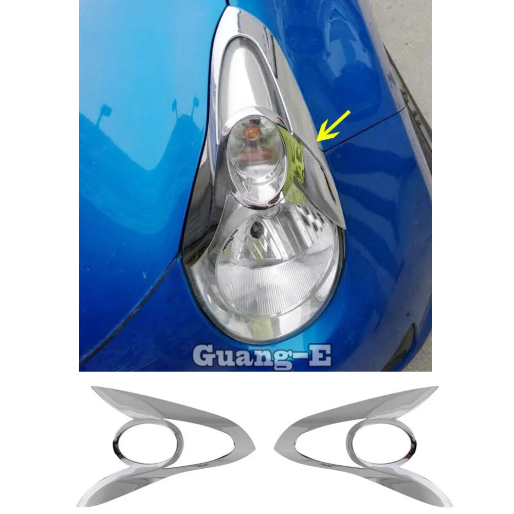 

Детектор стайлинга автомобильной крышки ABS, хромированная передняя лампа, накладка на рамку для Suzuki Alto 2009 2010 2011 2012 2013 2014 2015 2016