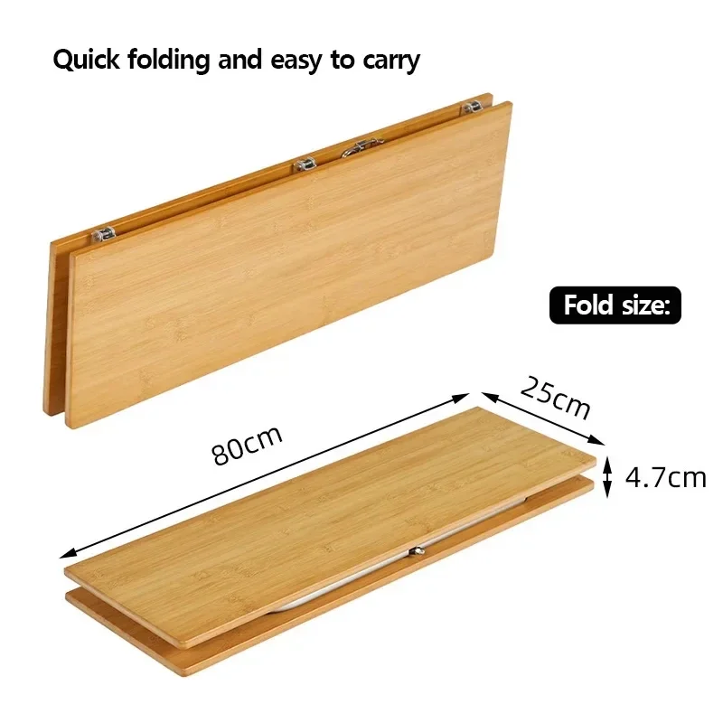 Bamboo Folding Table Outdoor Camping Table Portable Picnic Folding Desk Aluminium Alloy Foldable Table mesa plegable Furniture
