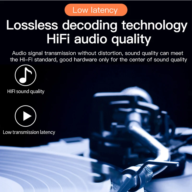 6 IN 1 DAC Bluetooth 5.3 Receiver Transmitter Optical Coaxial AUX RCA USB TF Wireless Audio Adapter Digital to Analog Converter view 4