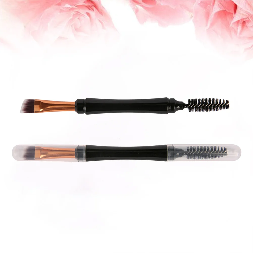 2 Pcs Spiral Rod Mascara Brush for Makeup Cosmetics Eyebrow Dust-proof Tool Eyelash