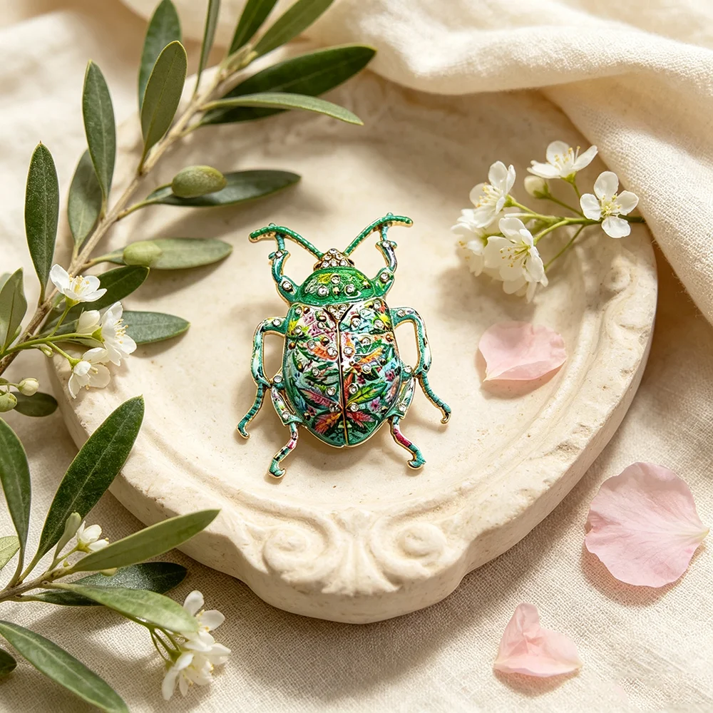 Broche Retrô Colorido de Besou - Vintage Fashion Bug avaliação e preço