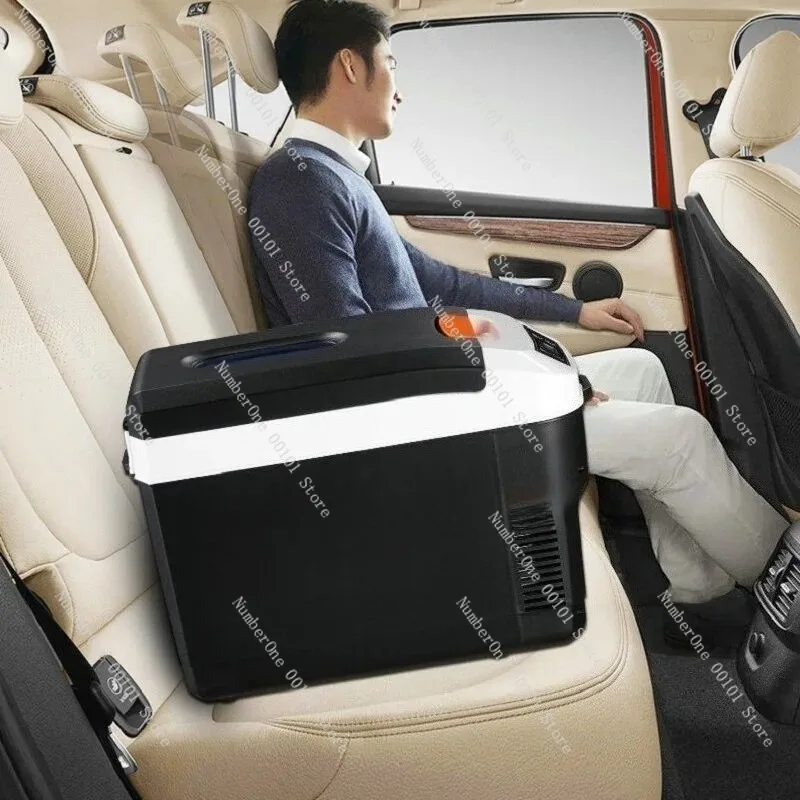 Portable Car Refrigerator 12V 24V Vehicle Home Dual Use Mini Fridge Electric Cooler Warmer Box for Truck RV Travel Camping