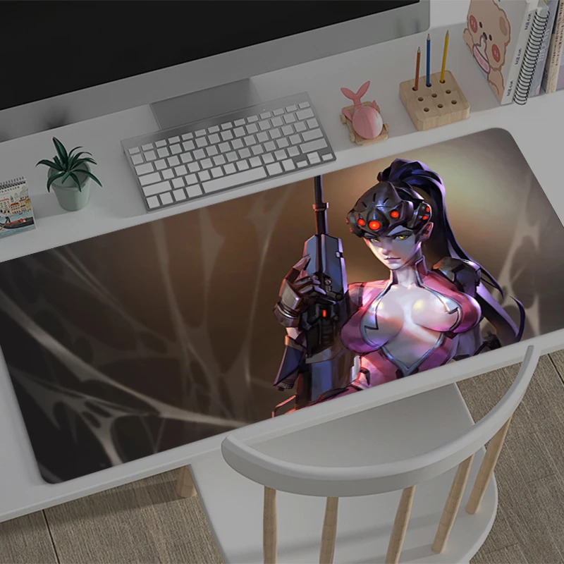 Gaming Mouse Pad O-overwatch Widowmaker Accessories Office Gamer Keyboard Desk Mat Non-Slip ground mat Large PC carpet Mousepad