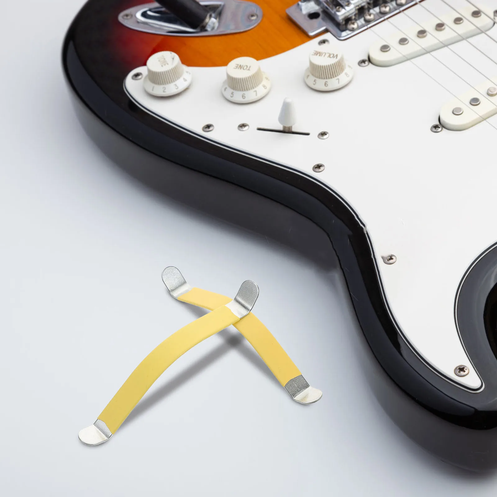

2 Pcs Guitar Fret Splitter Tools for Repair Spread Supplies Supply Yellow Luthier Device