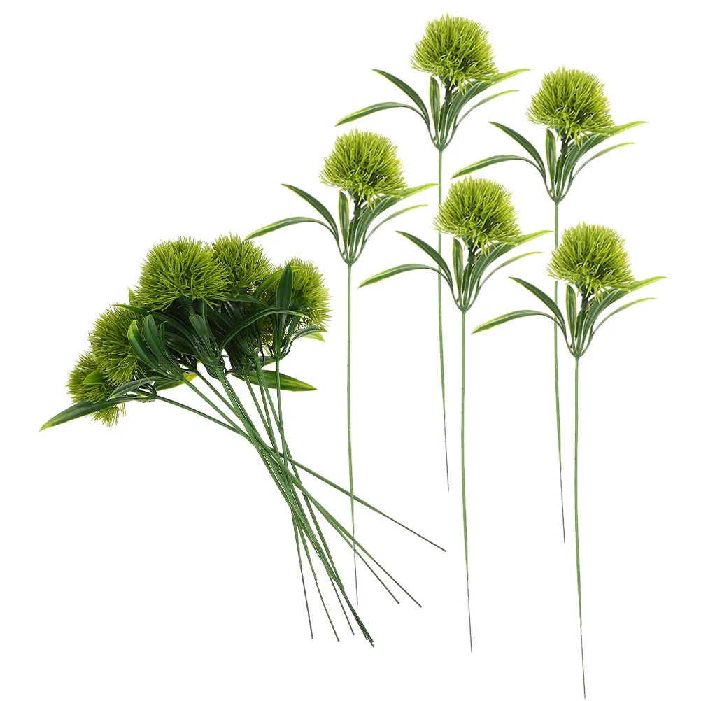 

15Pcs Realistic Artificial Dandelion Flowers Indoor Outdoor Decoration Elegant Faux Flower Bouquet Wedding Photo Prop Home Decor