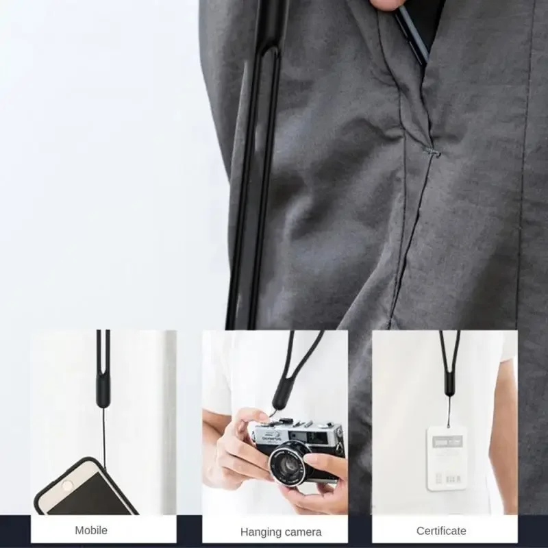 1/2/3PCS Wrist Straps Hand Lanyard Silicone Charms for Mobile Phone Camera Keys Cord Chain Cute Lanyard Keychain Keycord Hanging