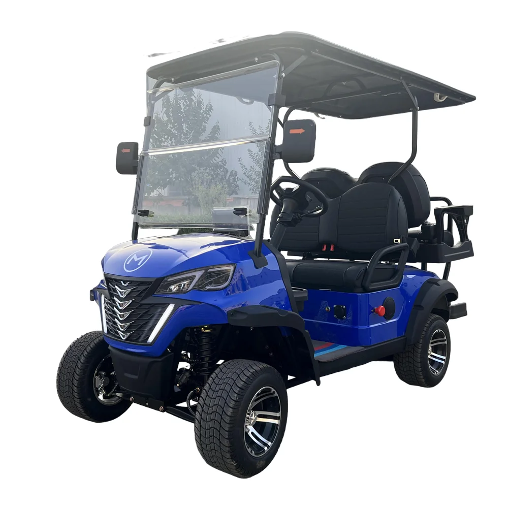 

Hot Sale 5000W 7000W 2+2 4 Seat Ebike 4 Wheel 48/60/72V Electric Mobility Scooter City Electric Golf Cart