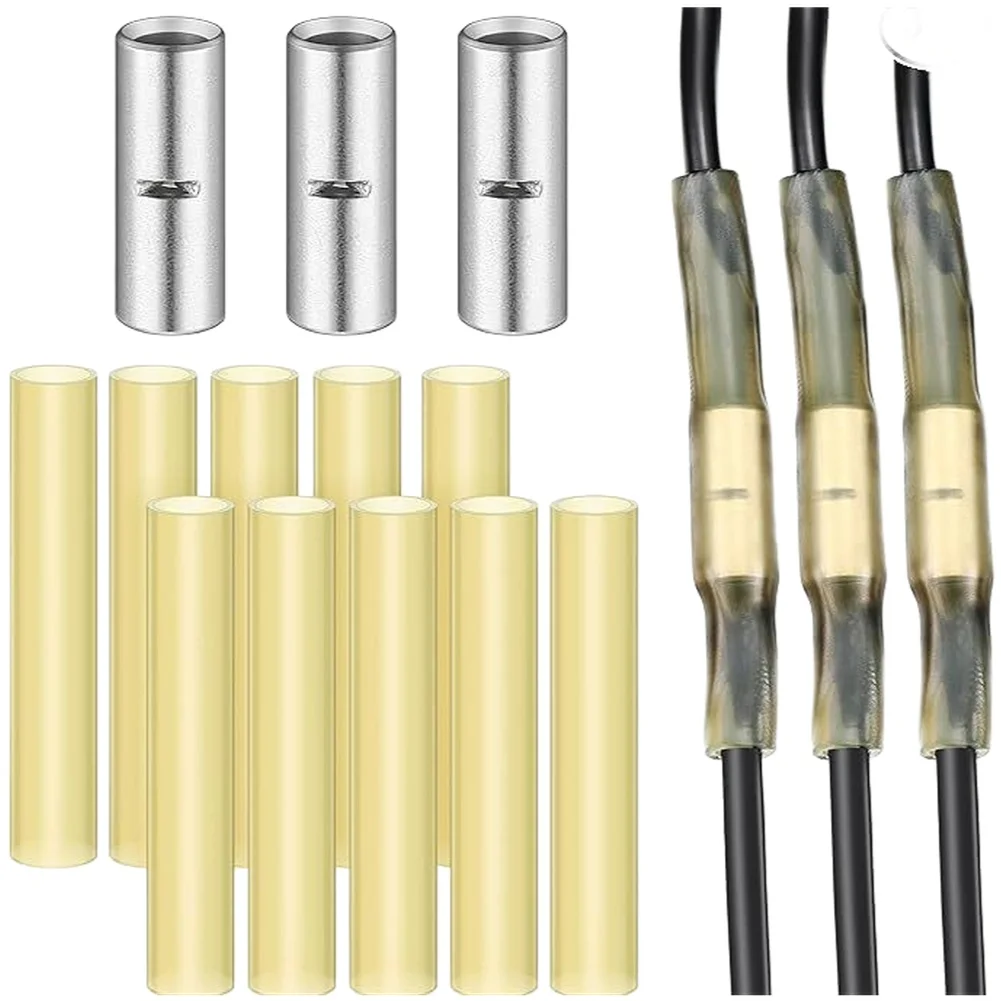 3PCS Submersible Pump Wire Connector Kit with Heat Shrink Tubing Offering Secure and Weatherproof Wire Splicing Solutions